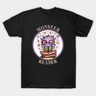 Librarian Monster Reader dark T-Shirt